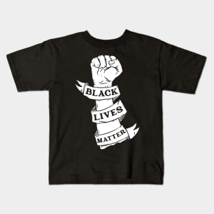 Black Lives Matter - No Racism Kids T-Shirt